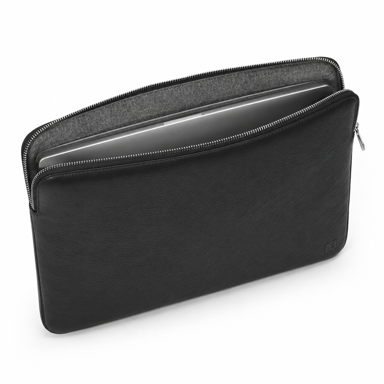 Tył czarnego etui na laptopa Sortpol