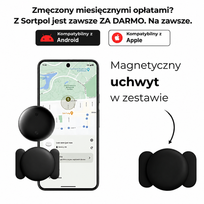 Lokalizator GPS dla zwierząt działający z oficjalną aplikacją Apple Lokalizator