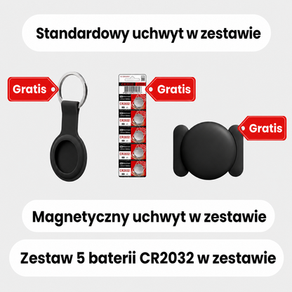 Lokalizator GPS do Roweru bez Abonamentu – Kompatybilny z Android & iOS Find My – Zabezpieczenie Antykradzieżowe