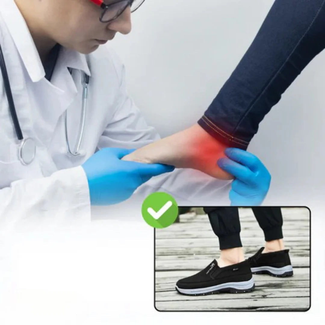 OrthoPro wsuwane buty z oddychającego materiału zapobiegającego zmęczeniu