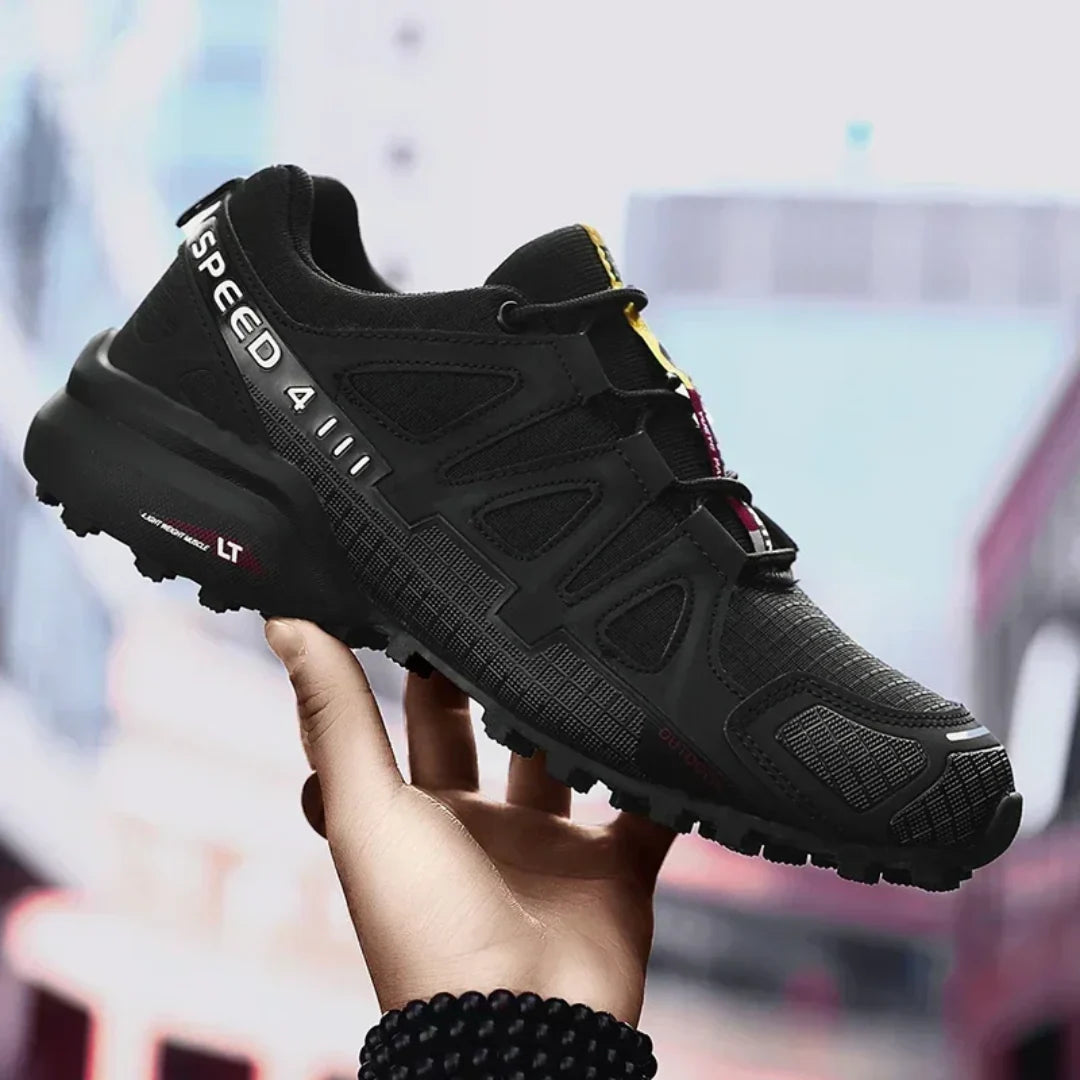 Buty SpeedCross IV w kolorze szarym – widok z przodu