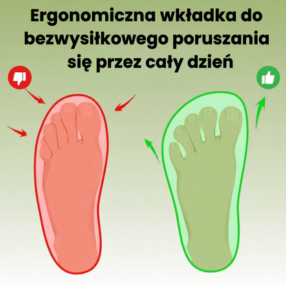 Buty Orthofit – ultralekkia podeszwa redukująca nacisk na stawy