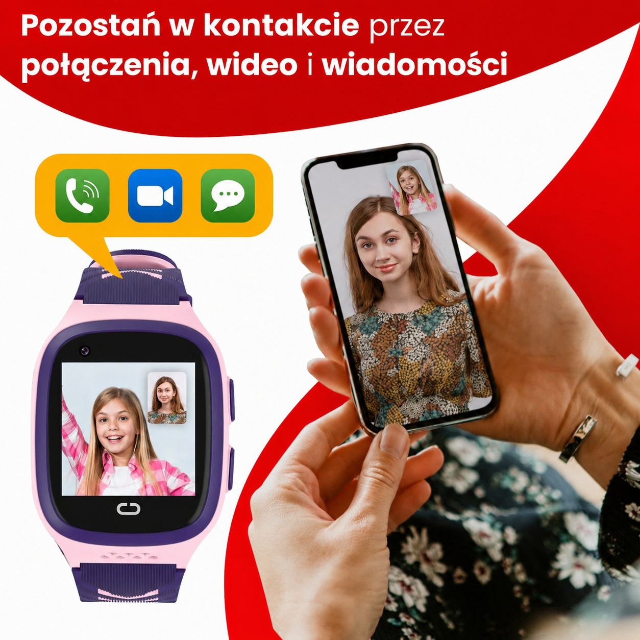 Smartwatch GPS dla dzieci z historią tras z ostatnich 3 miesięcy