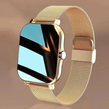 Smartwatch damski z funkcjami monitorowania zdrowia i fitness