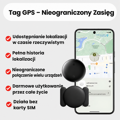 Lokalizator GPS dla seniorów z aplikacją mobilną pokazującą lokalizację w czasie rzeczywistym