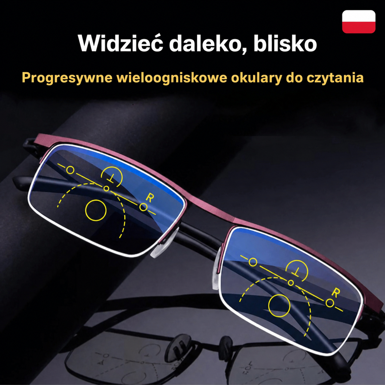 Inteligentne soczewki fotochromowe ciemniejące w słońcu i rozjaśniające się w pomieszczeniach