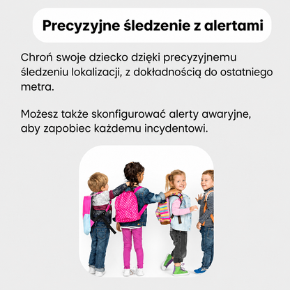 Lekki i dyskretny lokalizator GPS dla dzieci – łatwy do noszenia w plecaku lub kieszeni