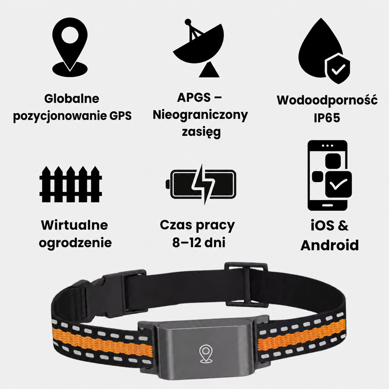 Aplikacja mobilna obroży GPS na iOS i Android z funkcją wirtualnego ogrodzenia