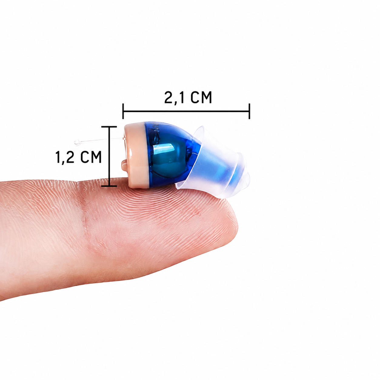 Ergonomiczny design aparatu słuchowego ClearPro zapewniający komfort noszenia