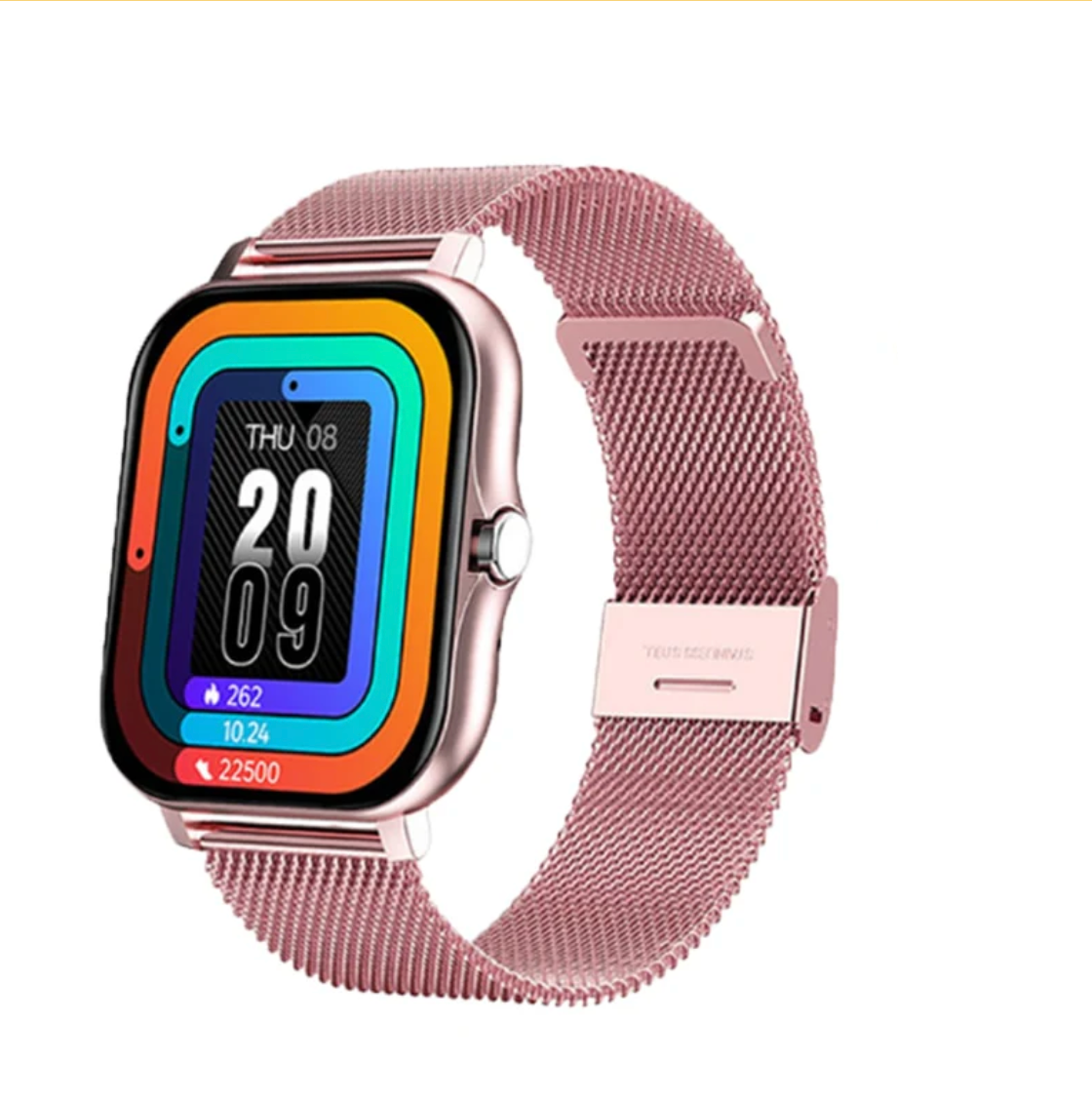 Elegancki smartwatch damski z wyświetlaczem 1,09 cala
