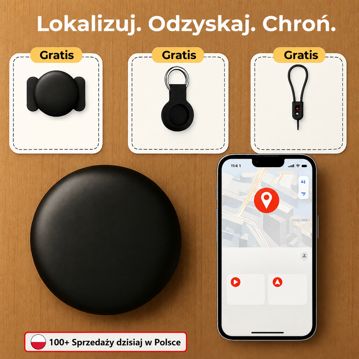 Lokalizator GPS z długą żywotnością baterii – do 12 miesięcy na jednej baterii CR2032