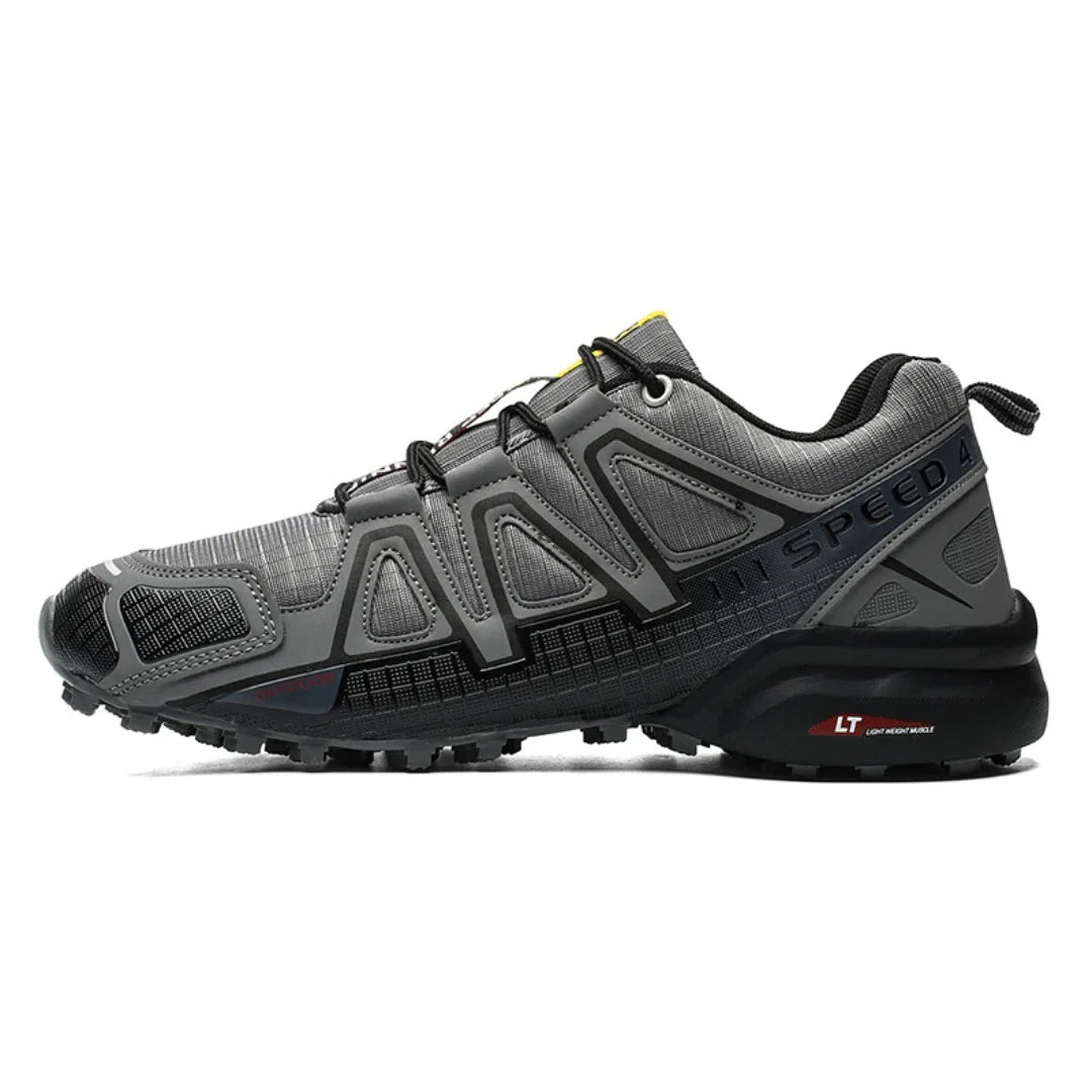Buty SpeedCross IV w kolorze czarno-żółtym – widok z góry