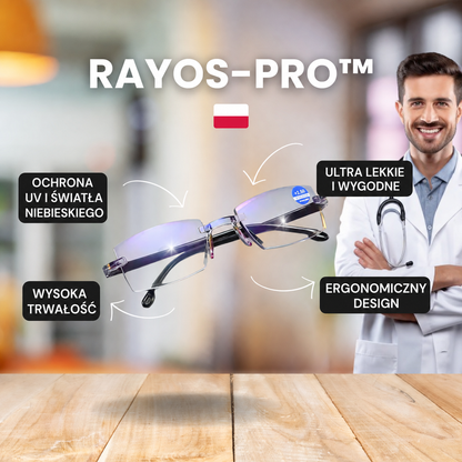 Okulary z ochroną przed światłem niebieskim i promieniowaniem UV chroniące wzrok przed szkodliwymi czynnikami