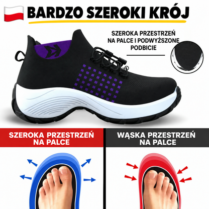 Buty Orthofit – widok podeszwy z ergonomicznym profilem