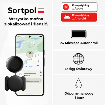 Lokalizator GPS dla zwierząt kompatybilny z Apple Find My