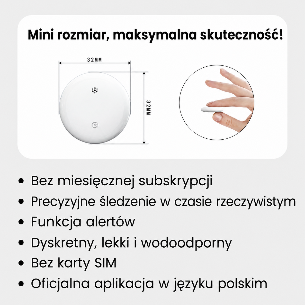 Lokalizator GPS do Pojazdów bez Abonamentu – Kompatybilny z Android & iOS Find My – Zabezpieczenie Antykradzieżowe