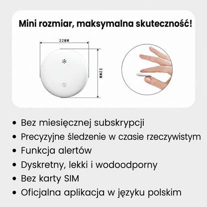 Lokalizator GPS do Pojazdów bez Abonamentu – Kompatybilny z Android & iOS Find My – Zabezpieczenie Antykradzieżowe