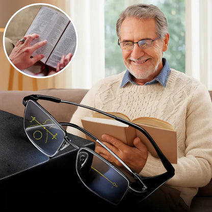 Niemieckie okulary progresywne Sortpol łączące technologię i nowoczesny design