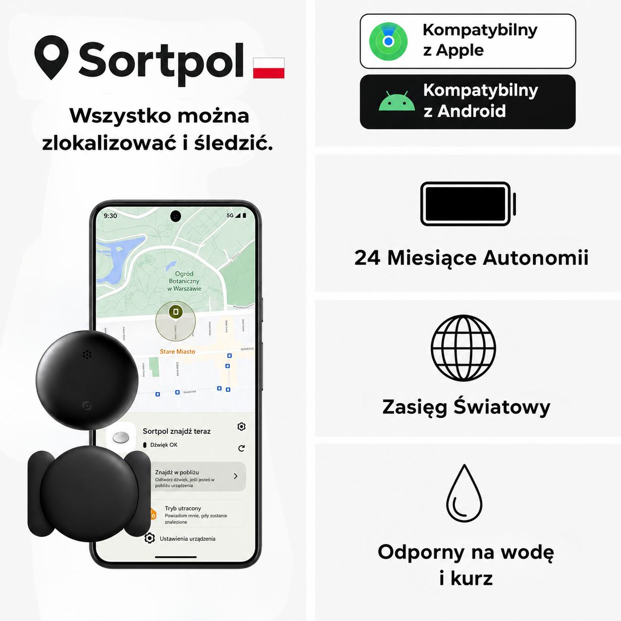 Śledzenie GPS w czasie rzeczywistym bez karty SIM i ukrytych kosztów